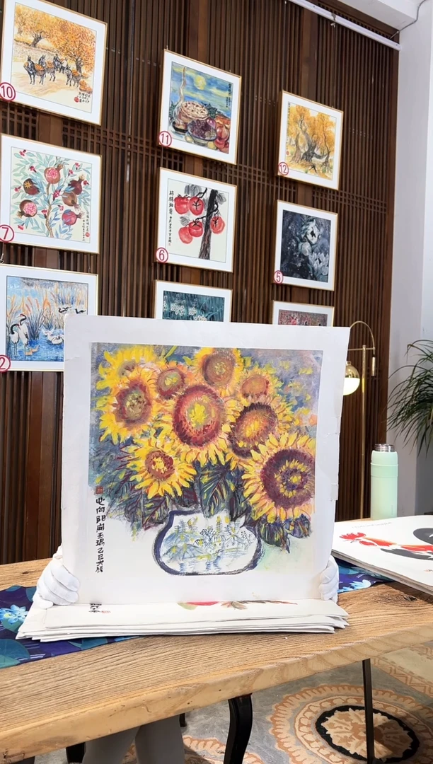 版画耿玉琨名章限量版画S