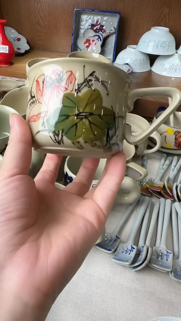 杯子景德镇手工陶瓷杯子