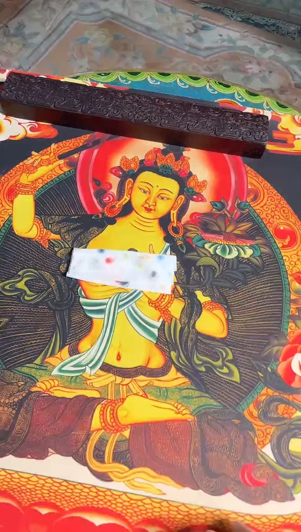 卷轴画路路的唐卡tk160