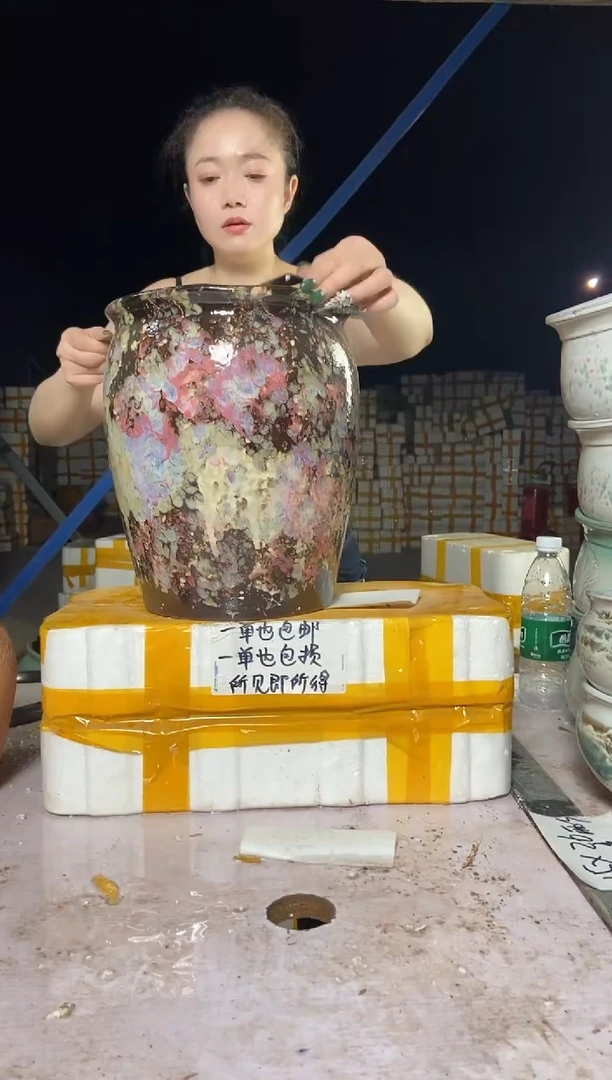 宜兴紫砂粗陶花盆25/31