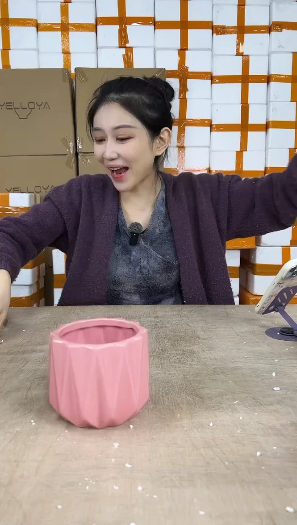 菱形粉色小号13x11