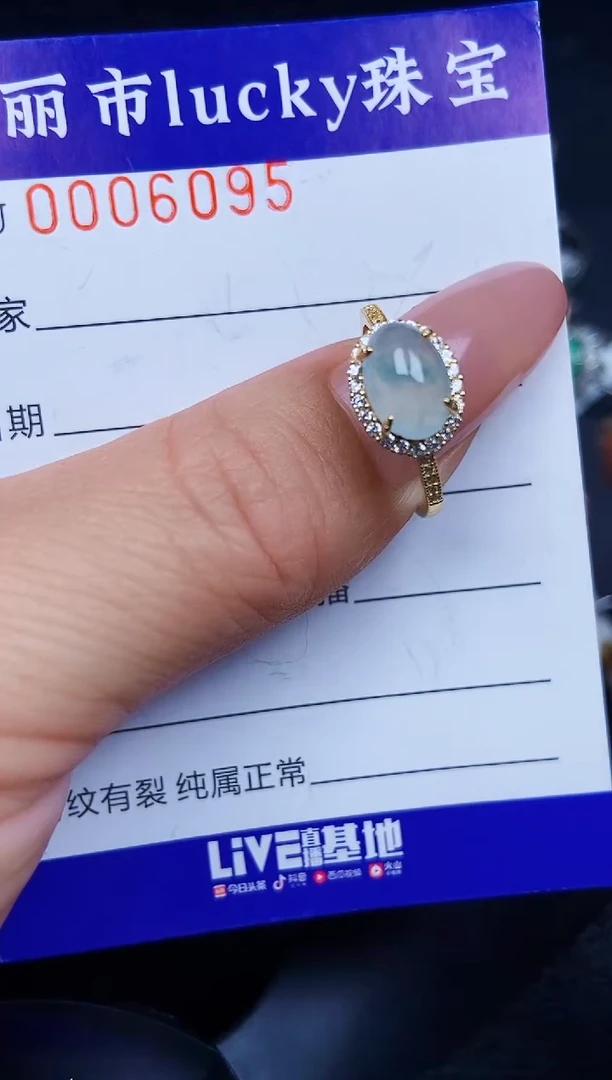 翡翠银S925镶嵌颈饰6095