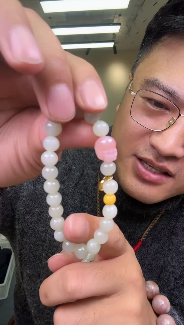 未镶嵌手链和田玉多样性发一件 443