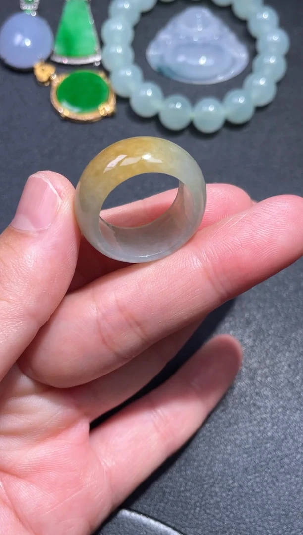 未镶嵌戒指翡翠4