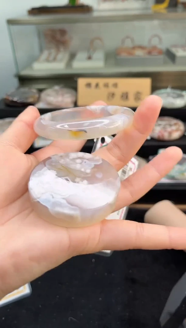 未镶嵌手镯石英质玉54圈口（赠品镯心）3572104