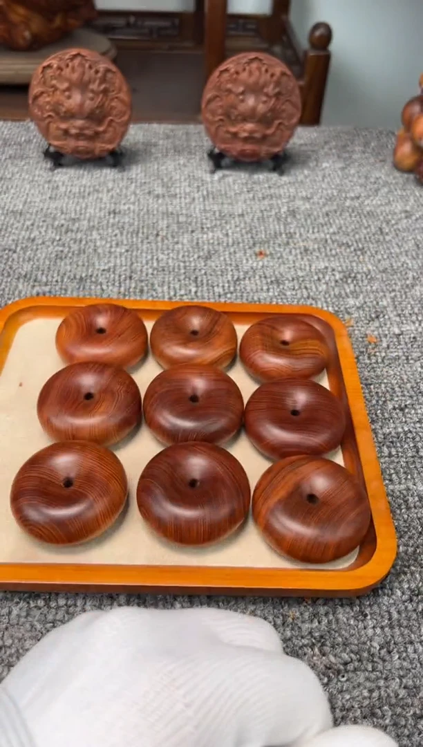 柏木（崖柏）面包圈平安扣  到手一个