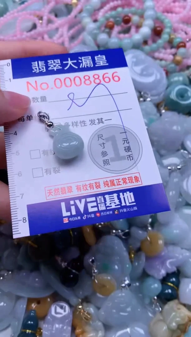翡翠未镶嵌吊坠(不含链)8866