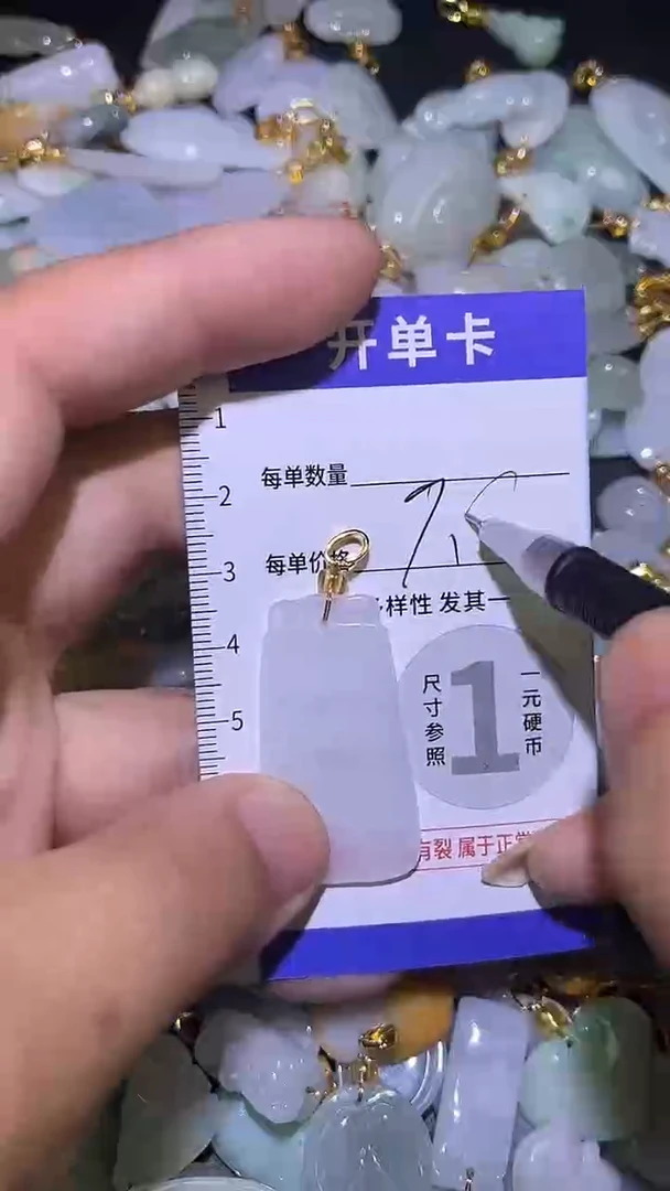 颈饰未镶嵌翡翠天然A货翡翠