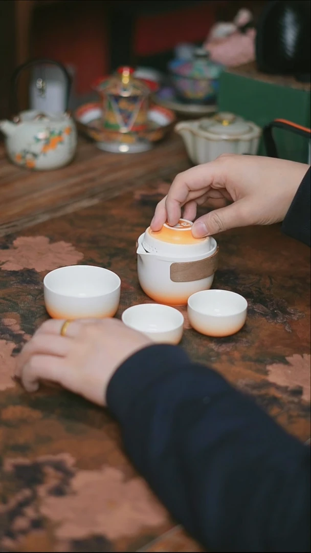 户外便携式家用旅行茶具无礼盒