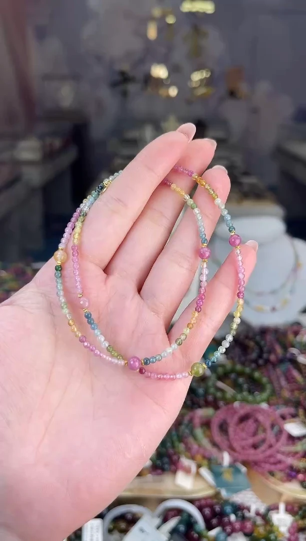 【闪购商品】碧玺/未镶嵌碧玺项链多样性发货