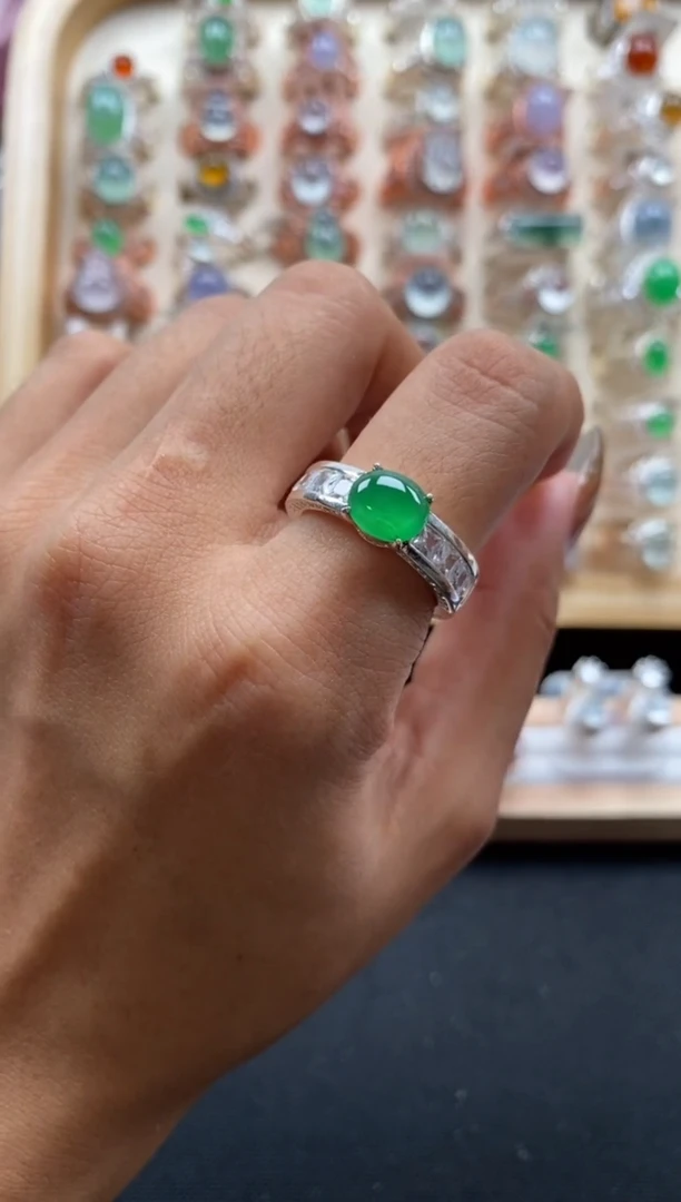 未镶嵌戒指翡翠缅甸天然a货翡翠