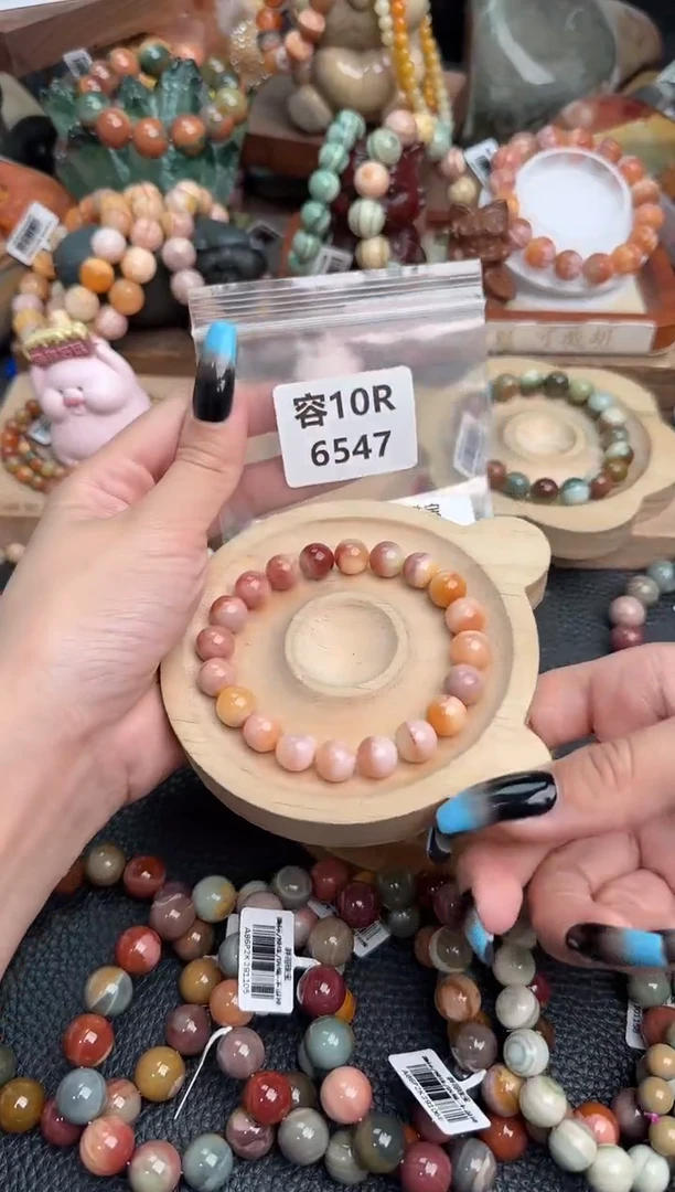 【闪购商品】石英质玉手链未镶嵌10R6547