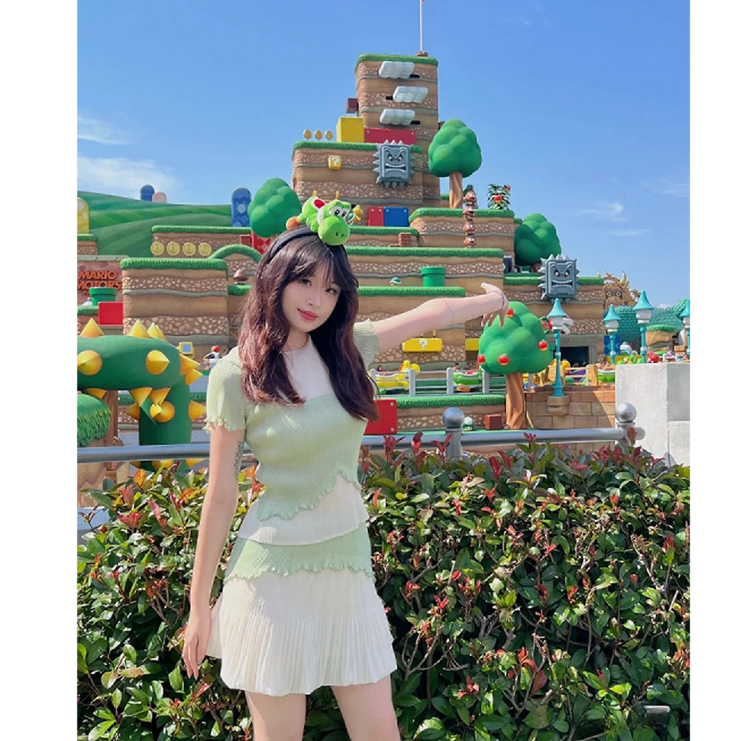 以类设计师品牌BIBILEE少女多巴胺温柔显瘦上衣43840
