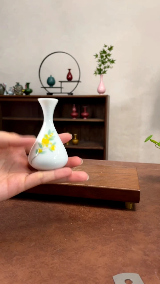摆件景德镇花器小摆件全手工制作