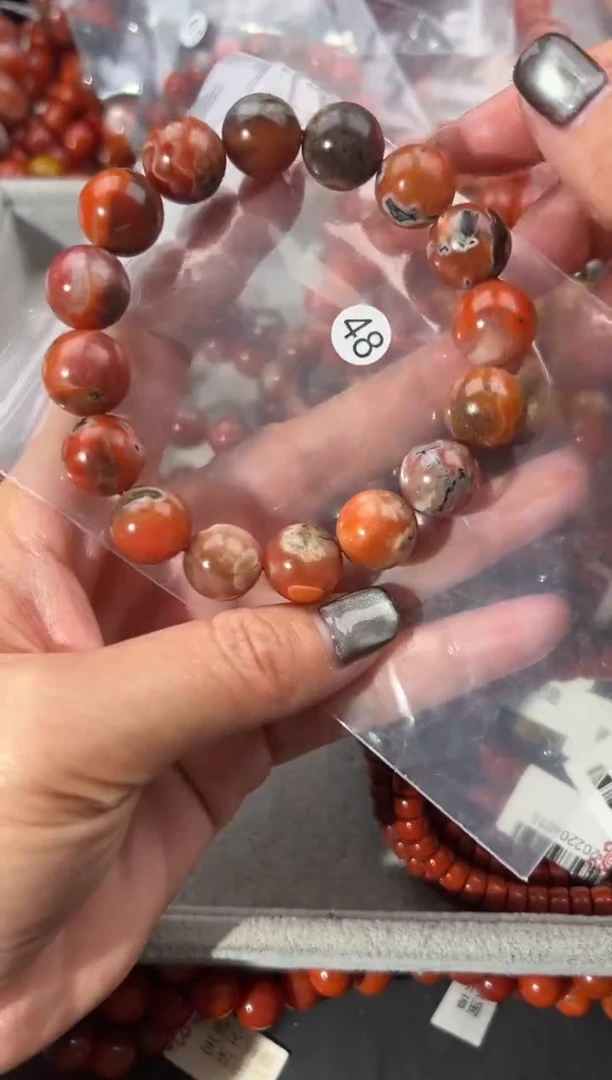 未镶嵌手串南红玛瑙13+