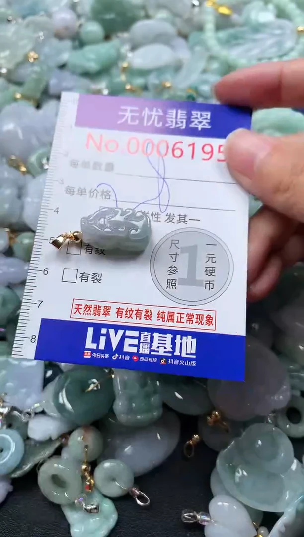 颈饰未镶嵌翡翠6195