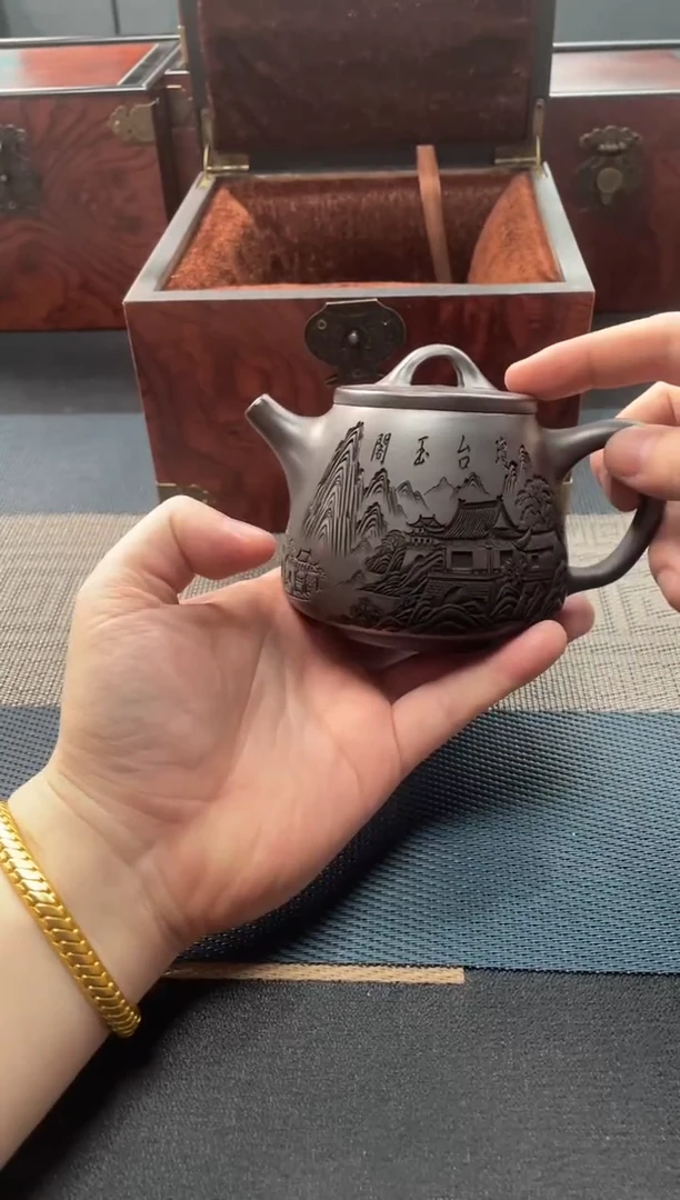 茶壶紫砂70 宜兴原矿紫砂