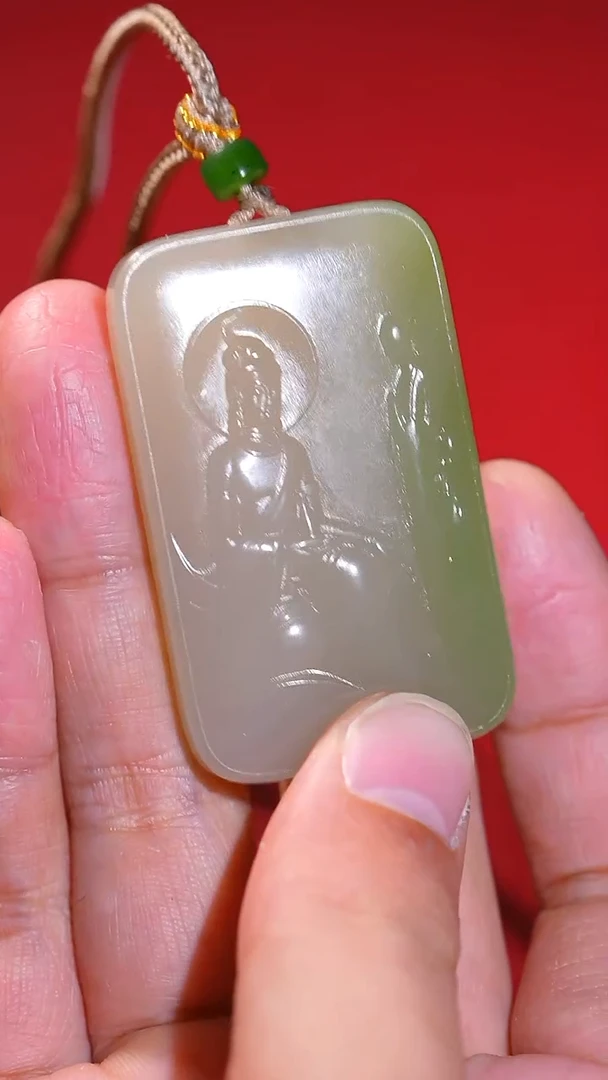 吊坠(不含链)未镶嵌和田玉44多样性发一