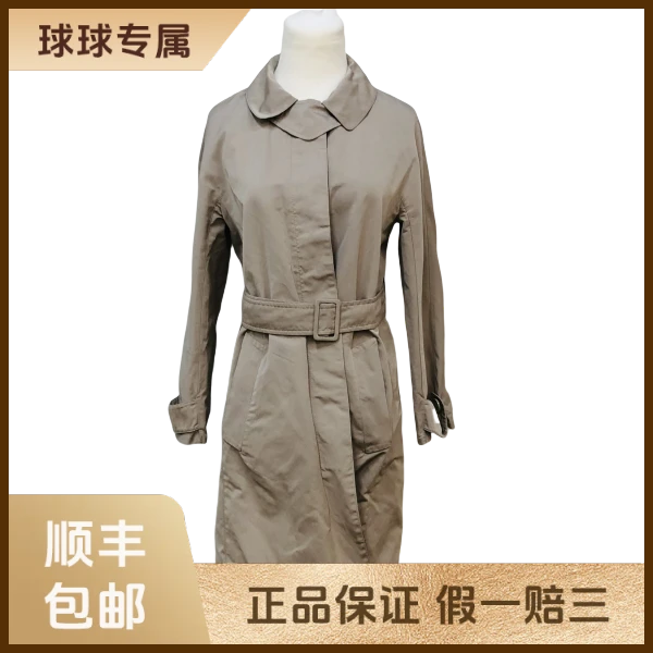妃鱼/麦丝玛拉/聚酯纤维/风衣/95新/琰三27