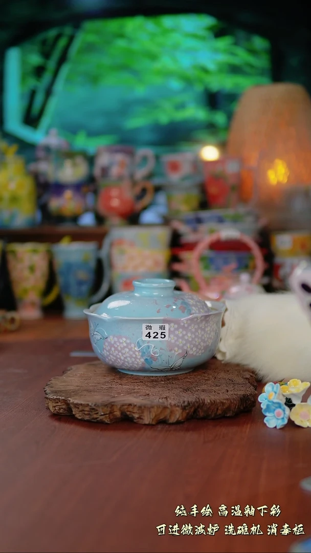 陶景德镇手绘陶瓷（瑕疵不退不换)