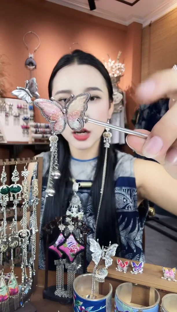 刺绣纯手工民族风发簪