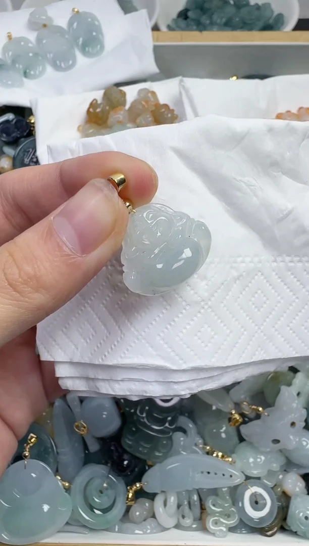 散珠翡翠66号，A货翡翠