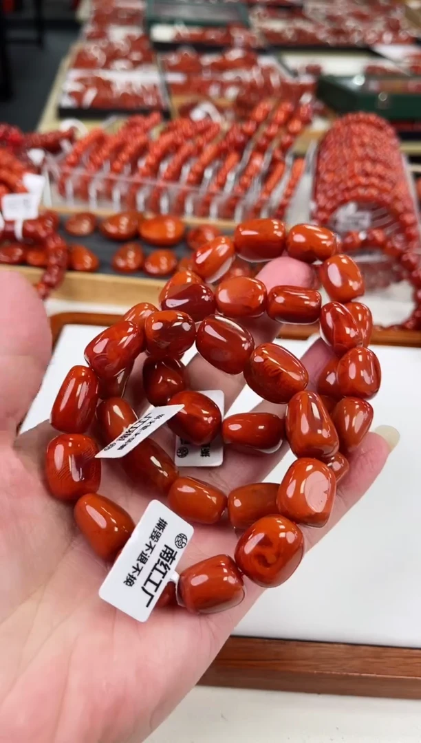 【闪购商品】南红玛瑙瓦西随型手串未镶嵌（多样式发其一）