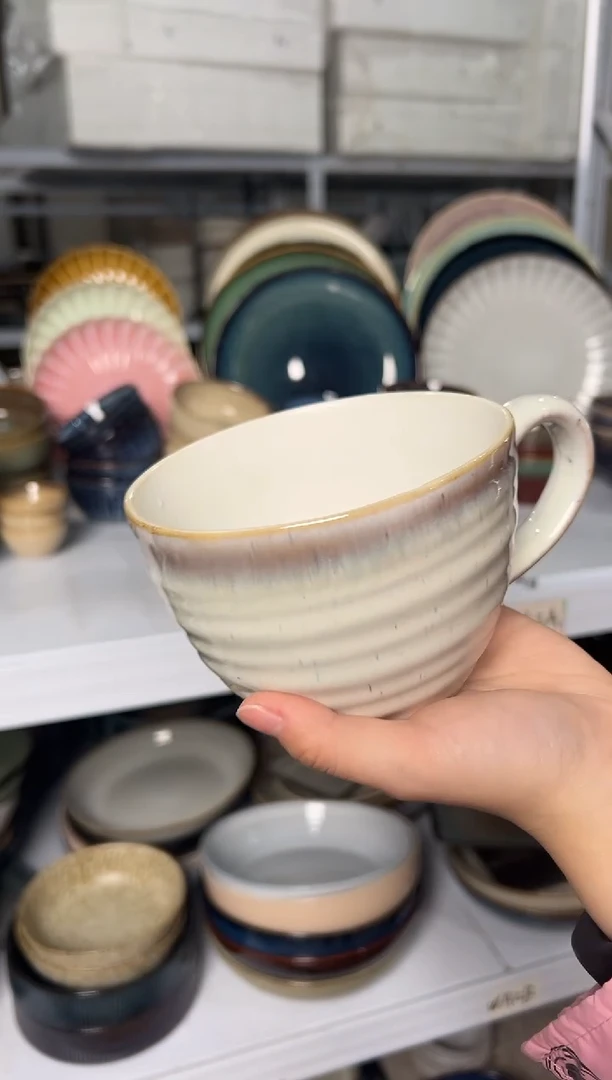 陶瓷外贸尾货瑕疵满20包邮X 水杯