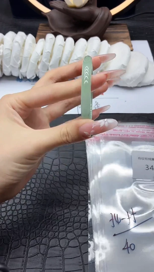未镶嵌手链翡翠安*一物一图翡翠346