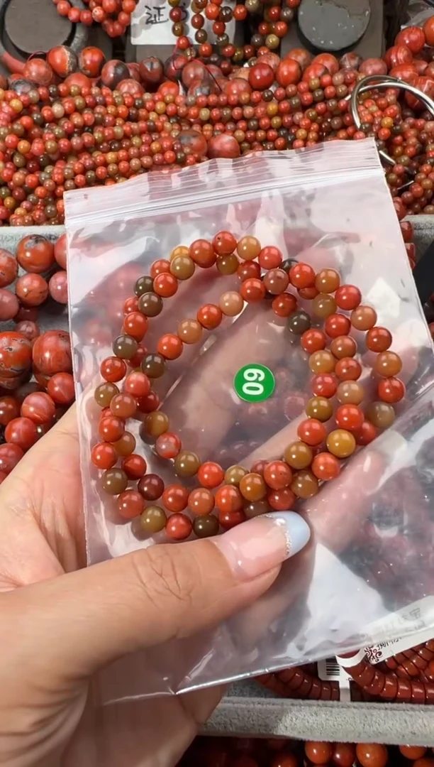 未镶嵌手串南红玛瑙6+