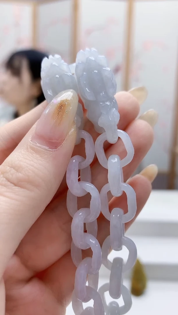 未镶嵌定制翡翠3495jw-毛货手串19