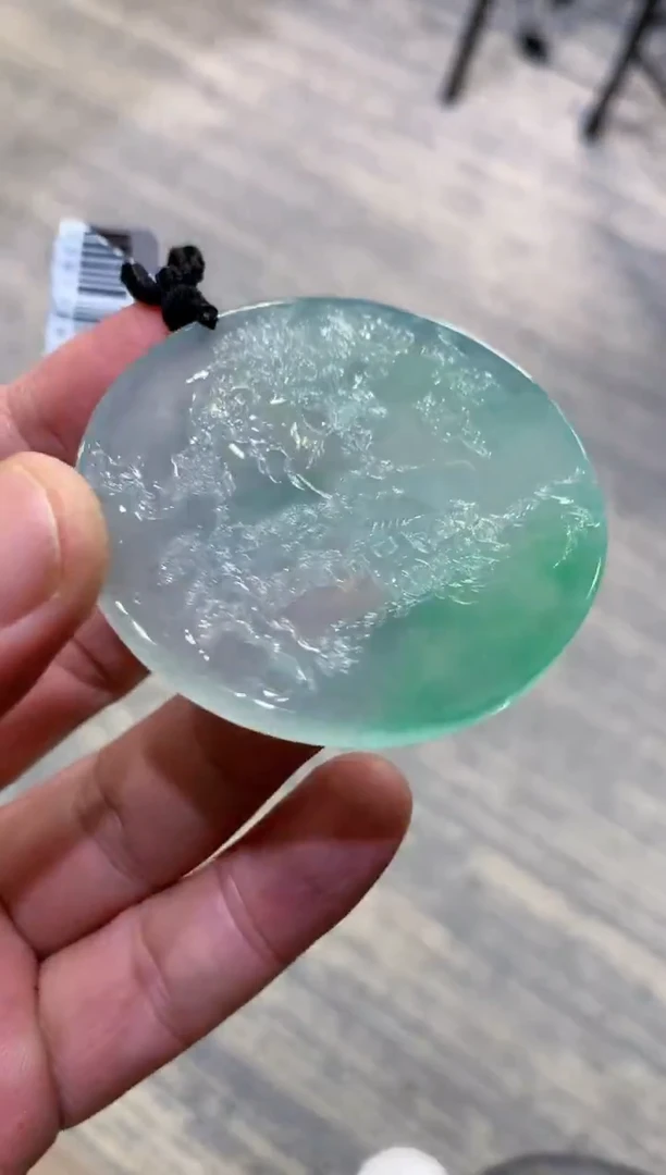 颈饰未镶嵌翡翠天然A货翡翠