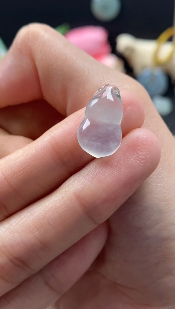 【闪购商品】翡翠颈饰未镶嵌翡翠白冰葫芦