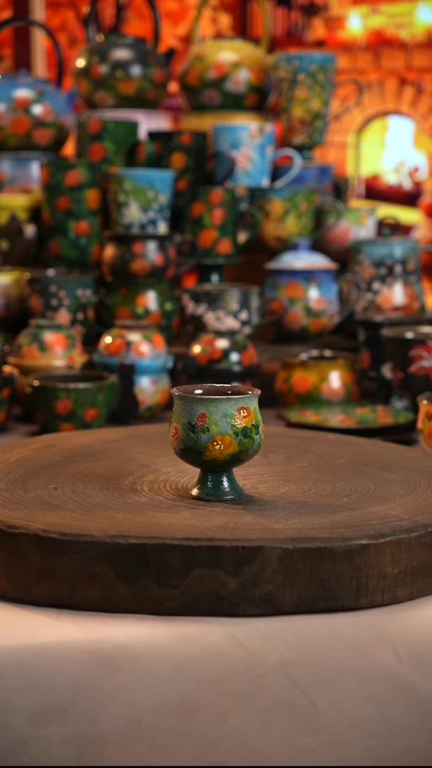 油画   釉下彩   杯子