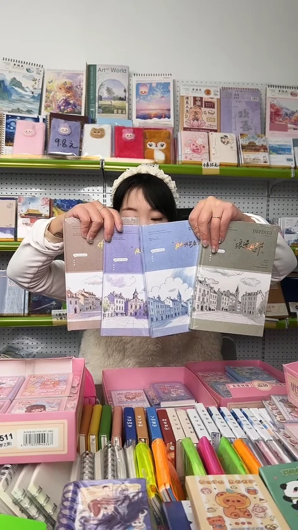 A5精装硬抄本【浪漫的季节】80张一套4本