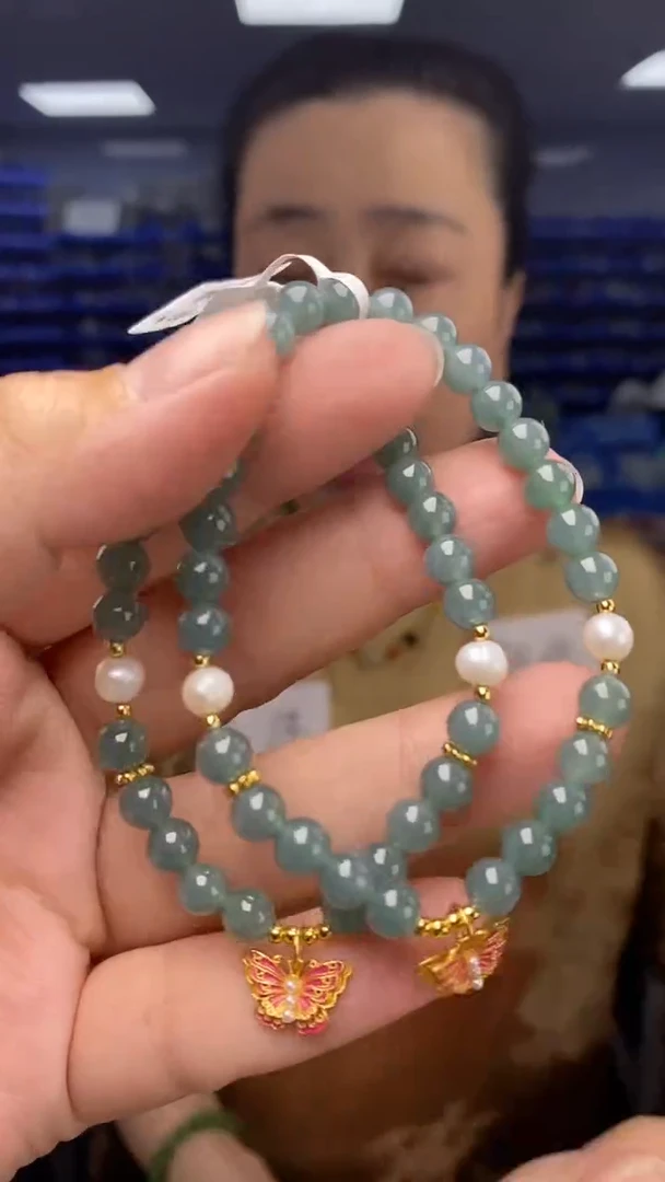 未镶嵌手链翡翠多样性发货发其一