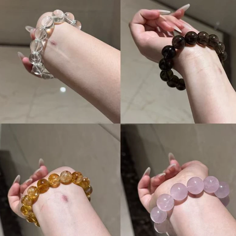 【29-69拍这里】天然水晶设计款手串可定制（完美主义慎拍）