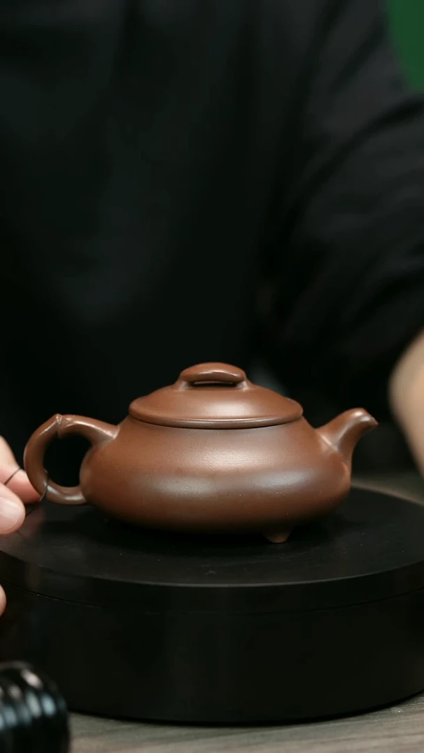 茶壶紫砂唐*H2105赵信军光素扁韵上新桥