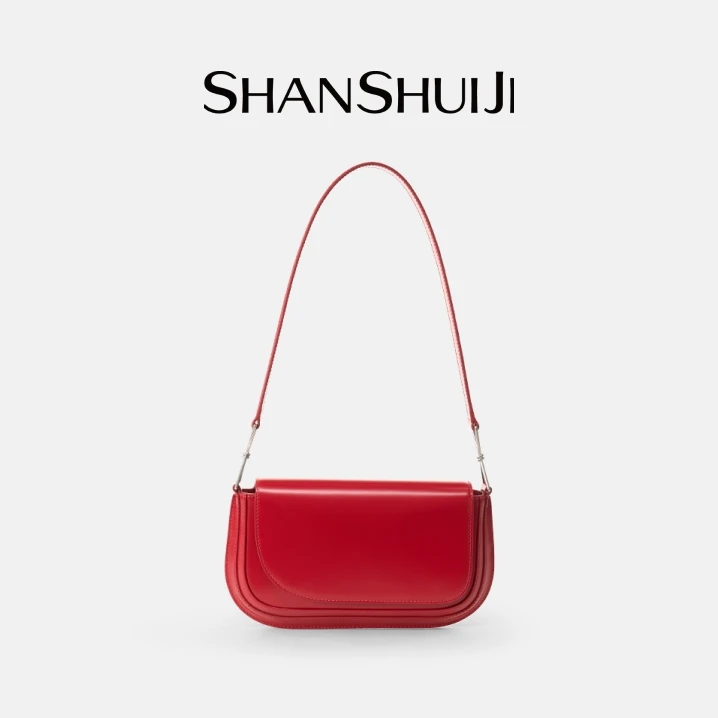【山水集】映波包 头层牛皮信封包涟漪系列高级感单肩包一秒入夏
