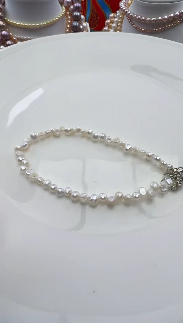 淡水珍珠未镶嵌颈饰1