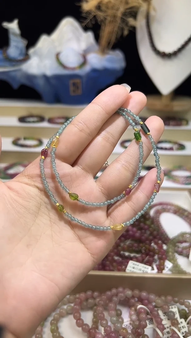 【闪购商品】碧玺/未镶嵌碧玺项链多样性发货