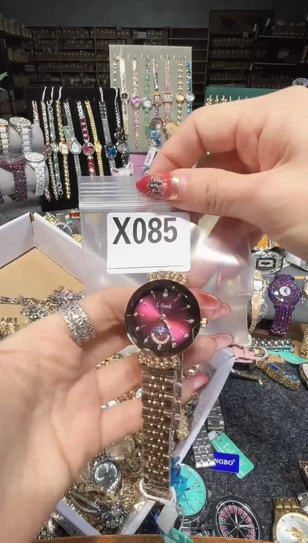 石英机芯不锈钢不锈钢直播定闪专用