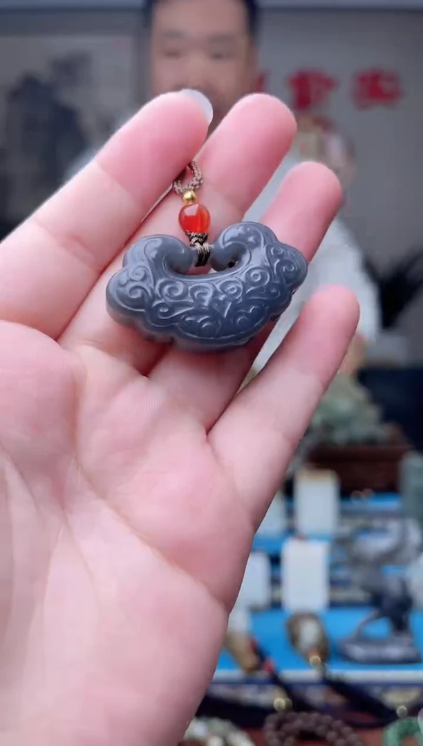 和田玉未镶嵌挂件1