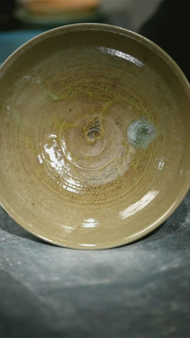 【闪购商品】碗浪鬼柴烧浪鬼家釉绘柴烧 