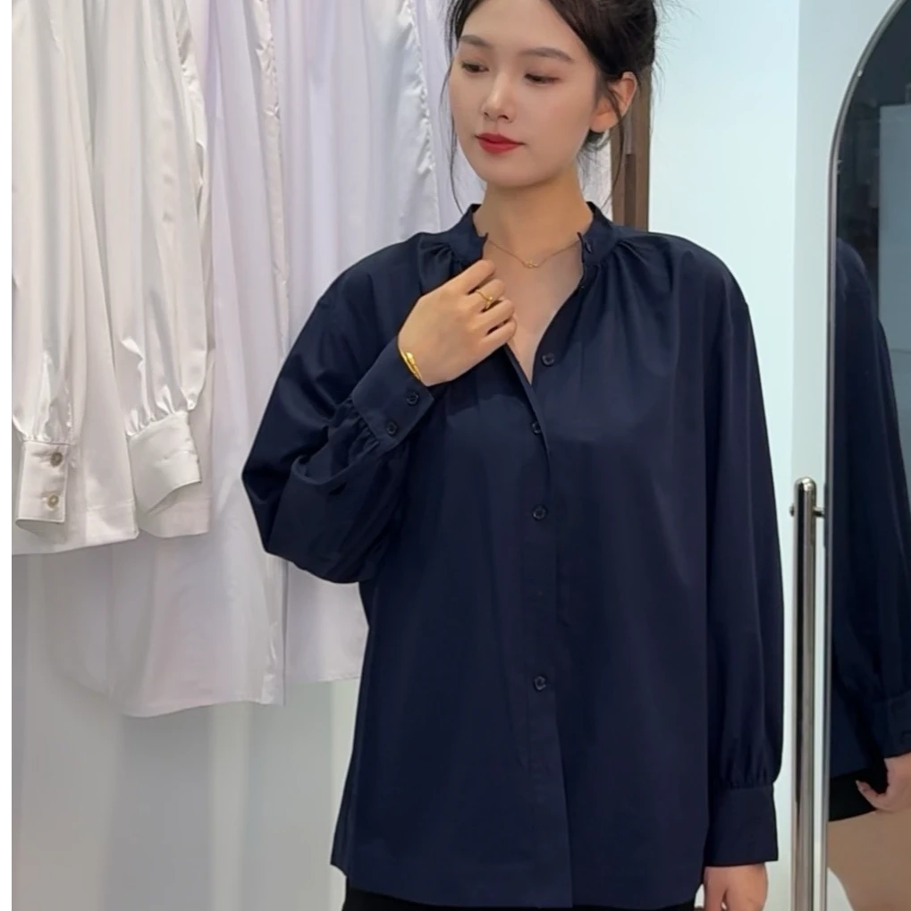 25年法式极简夏季新款衬衫百搭简约设计感小众