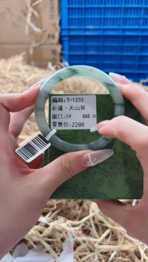 未镶嵌手镯石英质玉T-1233