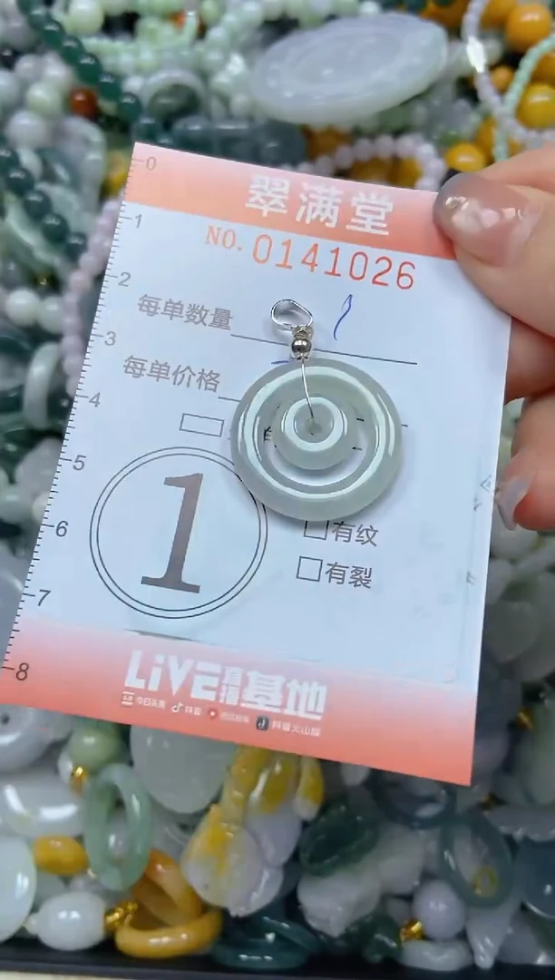 翡翠未镶嵌颈饰闪购0141026