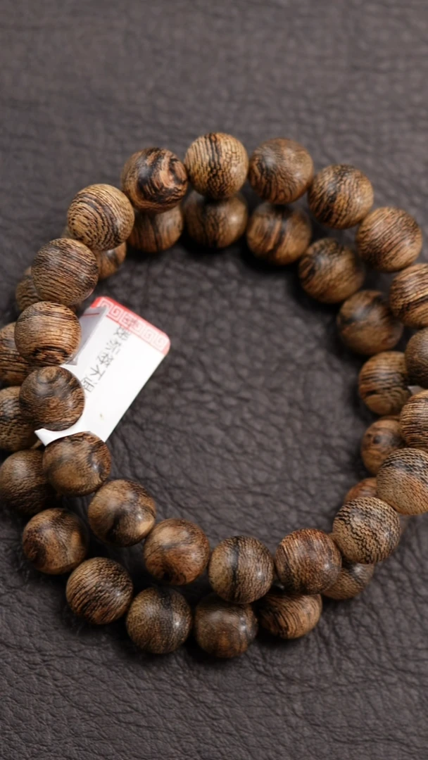 沉香手串CRX024文莱黑棋天然野多样性发一