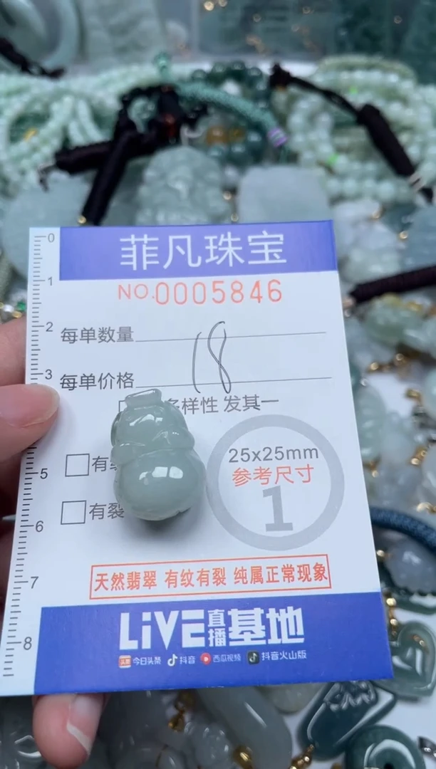 【闪购商品】翡翠颈饰未镶嵌00..5846