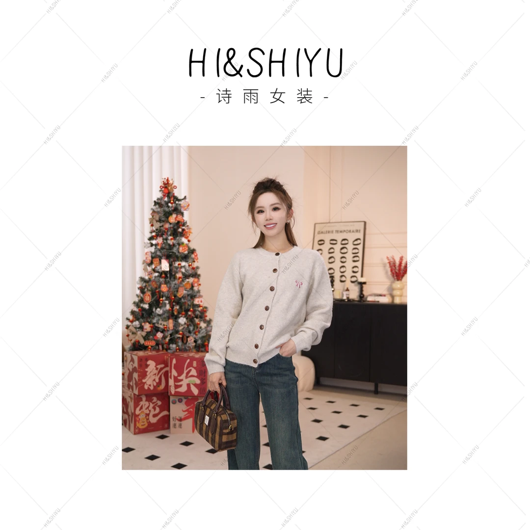 HISHIYU【温柔邂逅】2024新款冬季毛衣